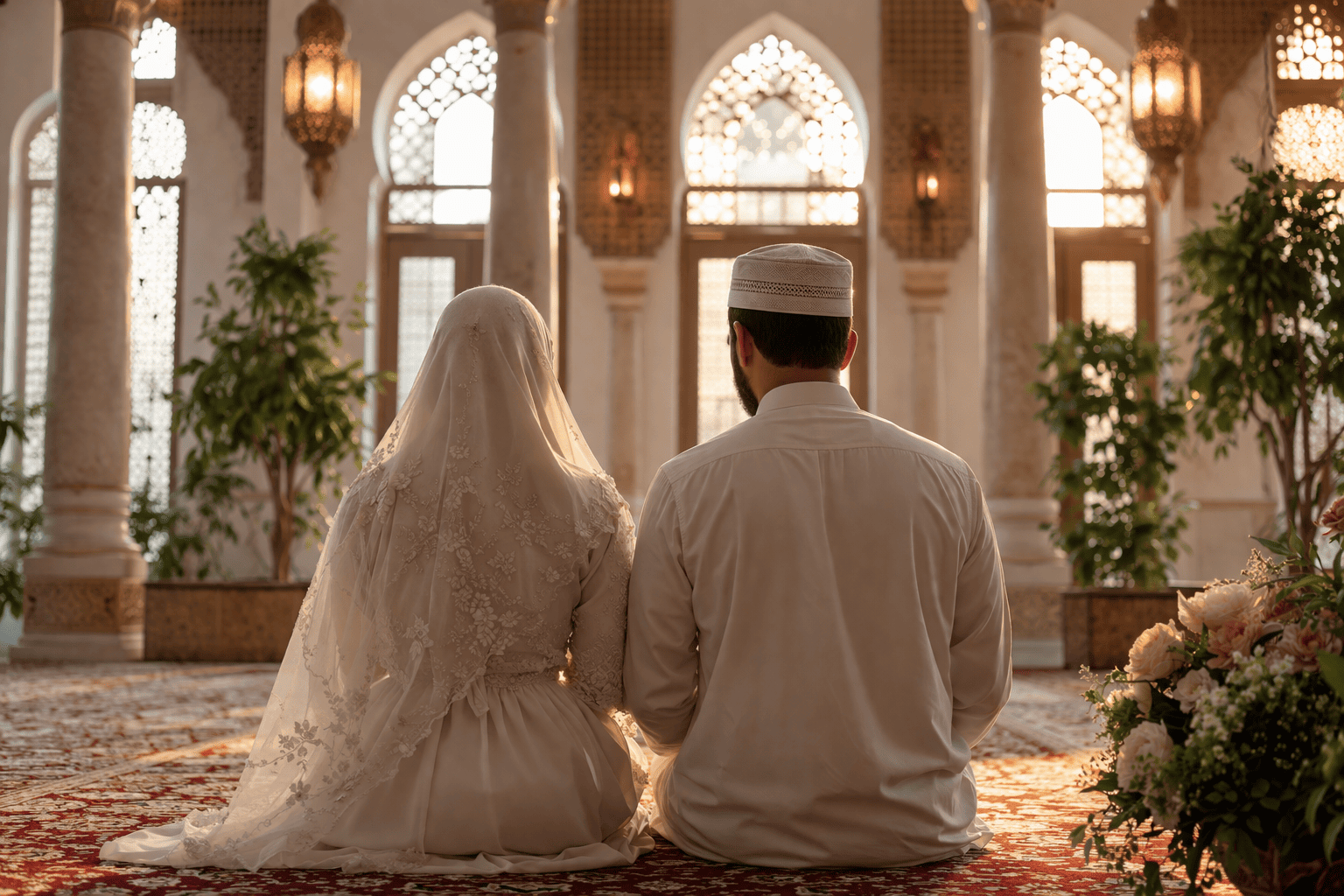 Invocation et félicitations pour un mariage en islam