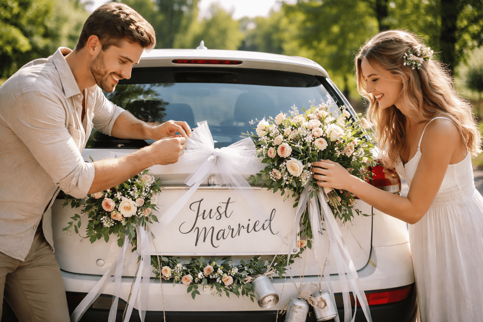 Décoration voiture mariage fait main - Guide pro 2026